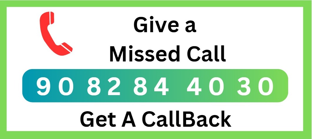 Give a Missed Call on 90828 44030
